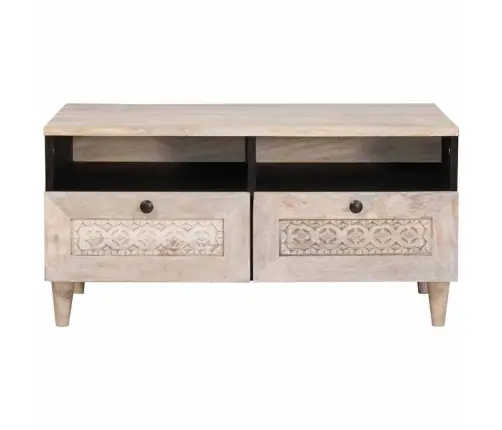 Kafijas Galdiņš Balts 80 X 54 X 40 Cm Mango Masīvkoks Vidaxl Kafijas Galdiņš Balts 80 X 54 X 40 Cm Mango Masīvkoks Vidaxl