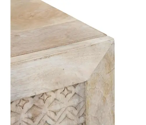 Televizora Skapīša Balts 105 X 33 X 46 Cm Mango Masīvkoks Vidaxl