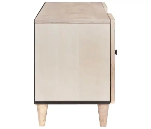 Televizora Skapīša Balts 105 X 33 X 46 Cm Mango Masīvkoks Vidaxl