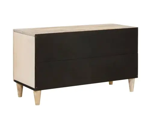 Televizora Skapīša Balts 80 X 33 X 46 Cm Mango Masīvkoks Vidaxl