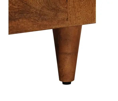 Nakts Skapītis Brūna 40 X 33,5 X 46 Cm Cieta Mango Koksne Vidaxl