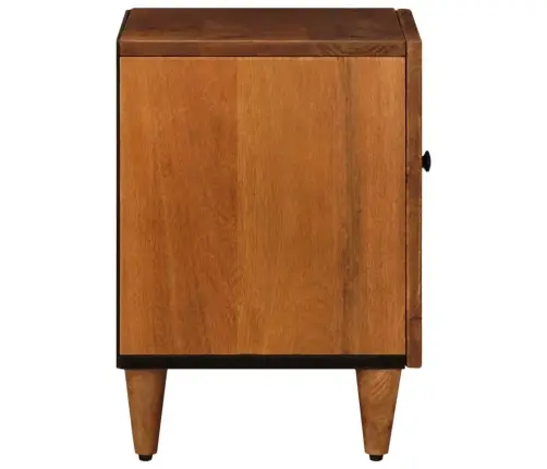 Nakts Skapītis Brūna 40 X 33,5 X 46 Cm Cieta Mango Koksne Vidaxl