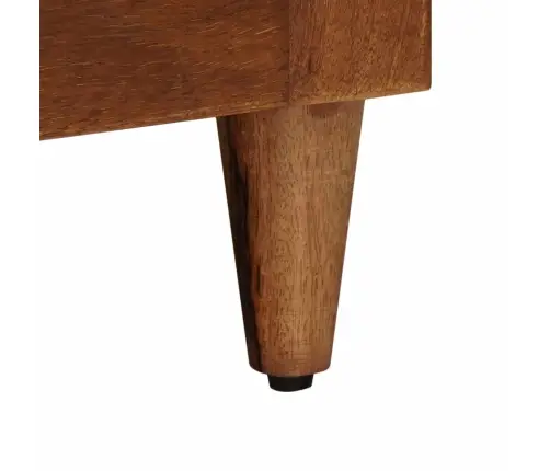 Nakts Skapītis 2 Pcs Brūna 40 X 33,5 X 46 Cm Cieta Mango Koksne Vidaxl