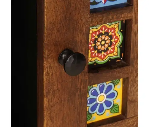 Kohvilaud Pruun 80 X 50 X 40 Cm Tugev Mango Puu