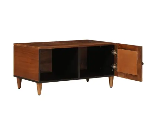 Kohvilaud Pruun 80 X 50 X 40 Cm Tugev Mango Puu