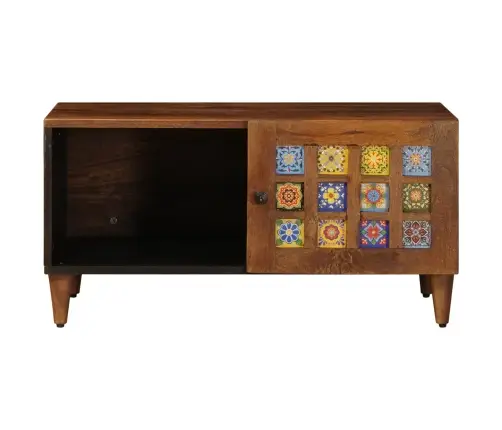 Kohvilaud Pruun 80 X 50 X 40 Cm Tugev Mango Puu