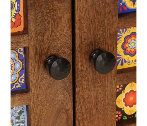 Kafijas Galdiņš Brūna 80 X 50 X 40 Cm Cieta Mango Koksne Vidaxl