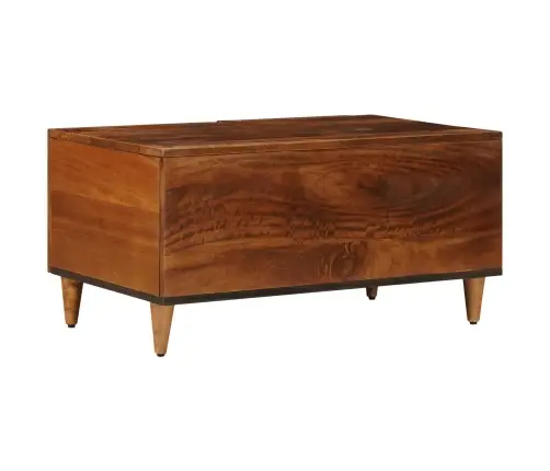 Kafijas Galdiņš Brūna 80 X 50 X 40 Cm Cieta Mango Koksne Vidaxl