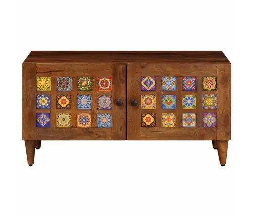 Kafijas Galdiņš Brūna 80 X 50 X 40 Cm Cieta Mango Koksne Vidaxl