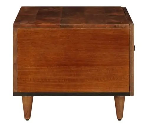 Kafijas Galdiņš Brūna 80 X 50 X 40 Cm Cieta Mango Koksne Vidaxl