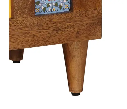 Nakts Skapītis Brūna 50 X 33 X 60 Cm Cieta Mango Koksne Vidaxl