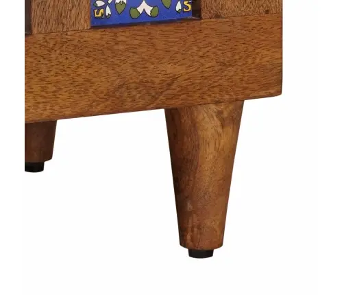 Nakts Skapītis Brūna 50 X 33 X 60 Cm Cieta Mango Koksne Vidaxl