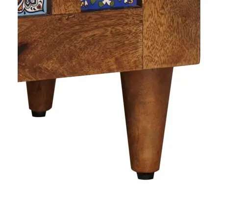 Nakts Skapītis Brūna 50 X 33 X 60 Cm Cieta Mango Koksne Vidaxl