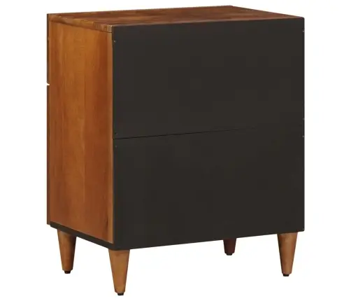 Nakts Skapītis Brūna 50 X 33 X 60 Cm Cieta Mango Koksne Vidaxl