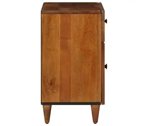 Nakts Skapītis Brūna 50 X 33 X 60 Cm Cieta Mango Koksne Vidaxl