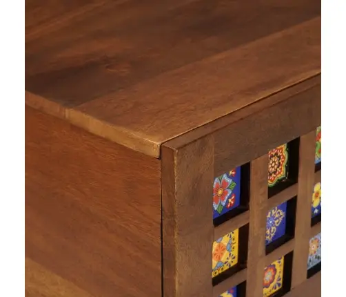 Kafijas Galdiņš Brūna 100 X 54 X 40 Cm Cieta Mango Koksne Vidaxl