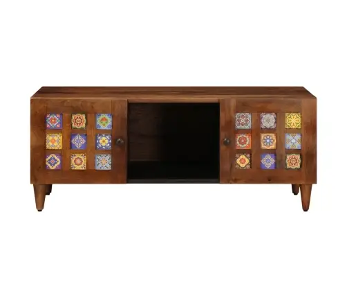 Kafijas Galdiņš Brūna 100 X 54 X 40 Cm Cieta Mango Koksne Vidaxl