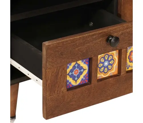 Kafijas Galdiņš Brūna 80 X 54 X 40 Cm Cieta Mango Koksne Vidaxl