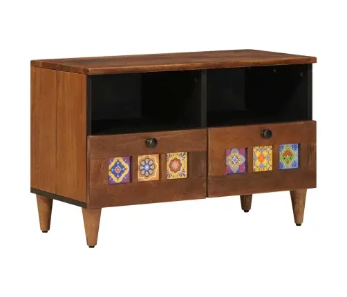 Kafijas Galdiņš Brūna 80 X 54 X 40 Cm Cieta Mango Koksne Vidaxl