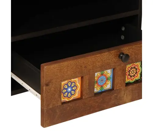 Telerikapp Sahtliga Pähklipuit 80 X 33 X 46 Cm Tugev Mango Puu