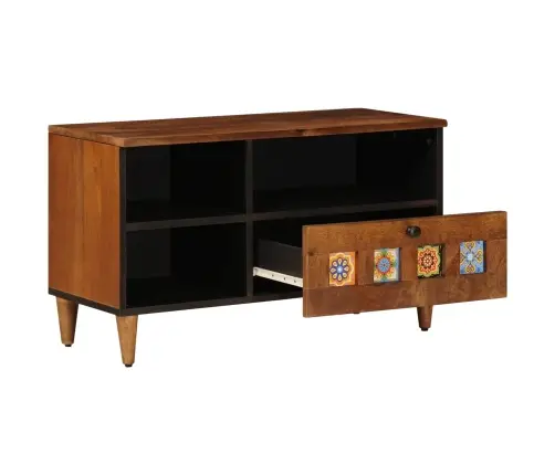 Telerikapp Sahtliga Pähklipuit 80 X 33 X 46 Cm Tugev Mango Puu