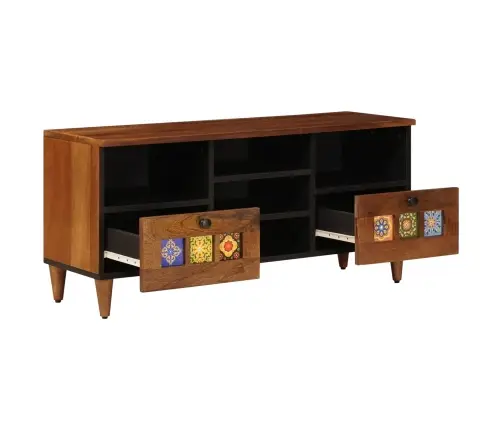 Televizora Skapīša Valriekstu Koks 100 X 33,5 X 46 Cm Vidaxl