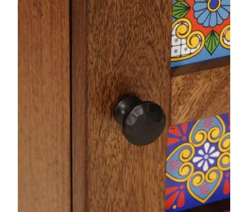 Vannas Istabas Skapītis Valriekstu Koks 38 X 33,5 X 58 Cm Vidaxl