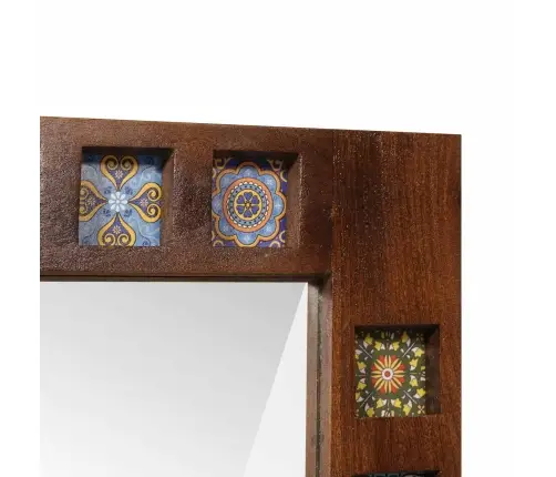 Vannas Istabas Spogulis Valriekstu Koks 50 X 70 X 3 Cm Vidaxl