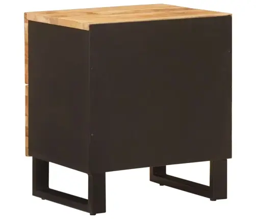 Šalia Lovos Spintelė Su Stalčių 2 Pcs Ruda 40 X 33,5 X 46 Cm