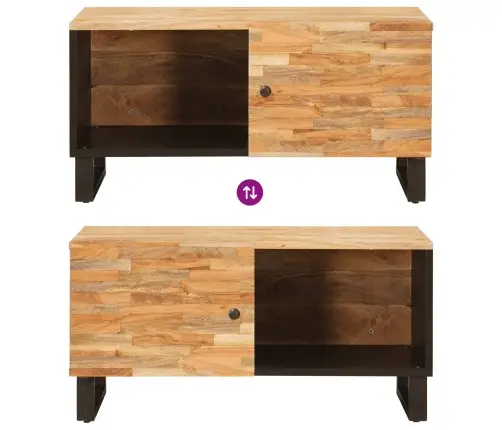 Kohvilaud Pruun 88 X 52 X 12 Cm Tugev Mango Puu