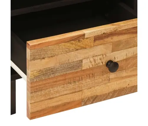 Lovos Spintelė 2 Pcs Ruda 40 X 33 X 46 Cm Kietas Mango Medis