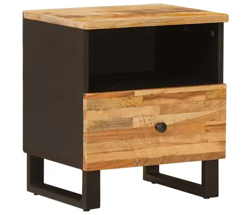 Lovos Spintelė 2 Pcs Ruda 40 X 33 X 46 Cm Kietas Mango Medis