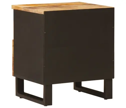 Lovos Spintelė 2 Pcs Ruda 40 X 33 X 46 Cm Kietas Mango Medis