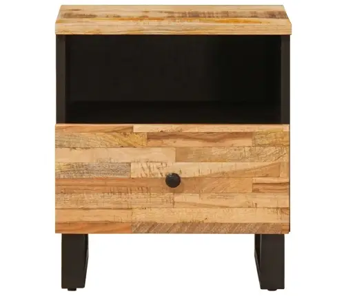 Lovos Spintelė 2 Pcs Ruda 40 X 33 X 46 Cm Kietas Mango Medis