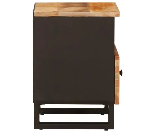 Lovos Spintelė 2 Pcs Ruda 40 X 33 X 46 Cm Kietas Mango Medis