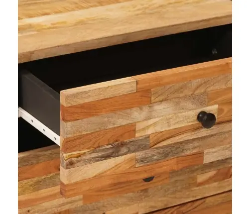 Lovos Spintelė Ruda 58 X 36 X 22 Cm Kietas Mango Medis