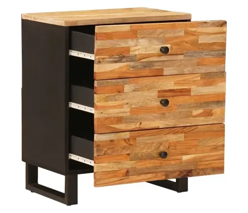 Lovos Spintelė Ruda 58 X 36 X 22 Cm Kietas Mango Medis