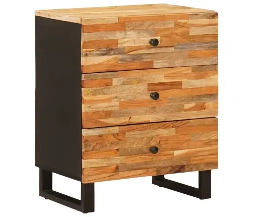 Lovos Spintelė Ruda 58 X 36 X 22 Cm Kietas Mango Medis