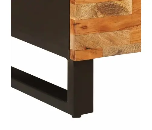 Kõrvalkapp Sahtliga Pruun 90 X 33 X 75 Cm Tugev Mango Puu