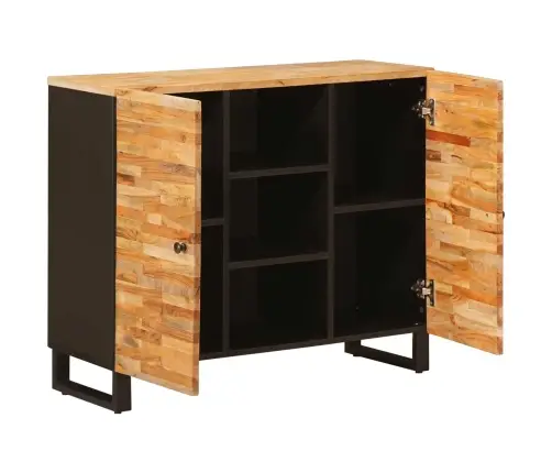 Kõrvalkapp Sahtliga Pruun 90 X 33 X 75 Cm Tugev Mango Puu