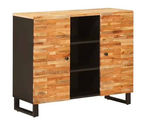 Kõrvalkapp Sahtliga Pruun 90 X 33 X 75 Cm Tugev Mango Puu