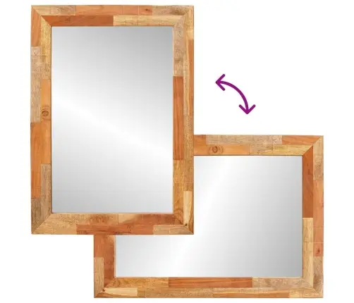 Vannas Istabas Spogulis Vienkrāsains Vidaxl