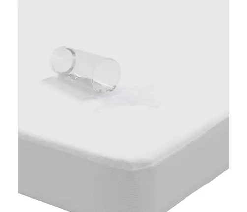 Matraču Pārvalki, Balta, 140X220 Cm, Ūdensdroši Vidaxl