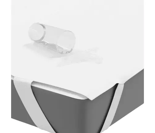 Matraču Pārvalki, Balta, 90X190 Cm, Ūdensdroši Vidaxl