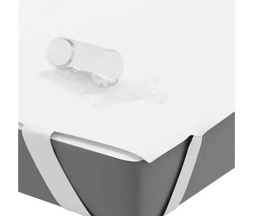 Matraču Pārvalki, Balta, 180X200 Cm, Ūdensdroši Vidaxl