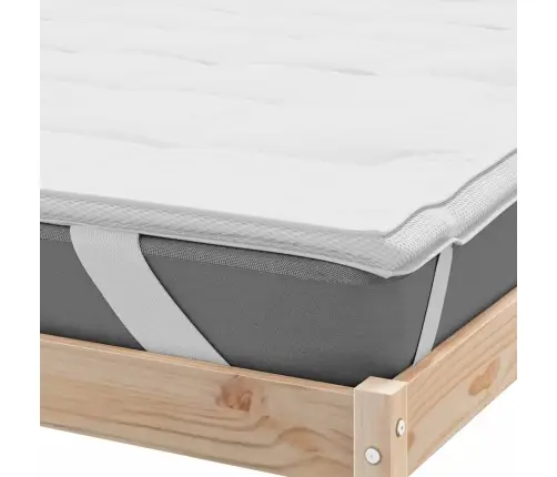 Matraču Pārvalki, Balta, 90X190 Cm Vidaxl