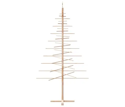 Koka Ziemassvētku Eglīte Dekorēšanai, 210 Cm, Priedes Masīvkoks Vidaxl
