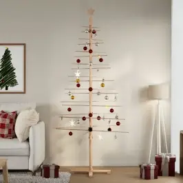 Koka Ziemassvētku Eglīte Dekorēšanai, 210 Cm, Priedes Masīvkoks Vidaxl Koka Ziemassvētku Eglīte Dekorēšanai, 210 Cm, Priedes Masīvkoks Vidaxl