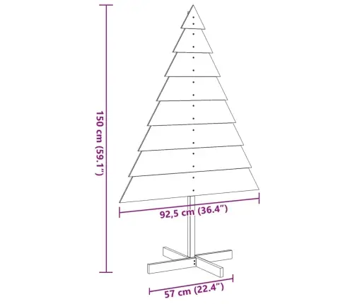 Koka Ziemassvētku Eglīte Dekorēšanai, 150 Cm, Masīvkoks Vidaxl Koka Ziemassvētku Eglīte Dekorēšanai, 150 Cm, Masīvkoks Vidaxl