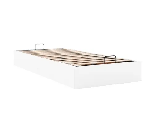 Osmaņu Gultas Rāmis Bez Matrača Balta 80X200 Cm Mākslīgā Āda Vidaxl